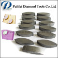 Segment Tools Segmento de moagem oval de dentes macios para moedor de piso